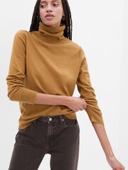 Gap Brown Turtle Neck Jumper - Image 1 of 1