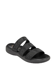 Lotus Footwear Black Casual Diamante Mule Sandal - Image 1 of 4