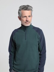Mountain Warehouse Green Ashbourne Half-Zip Fleece - Mens - Image 1 of 2