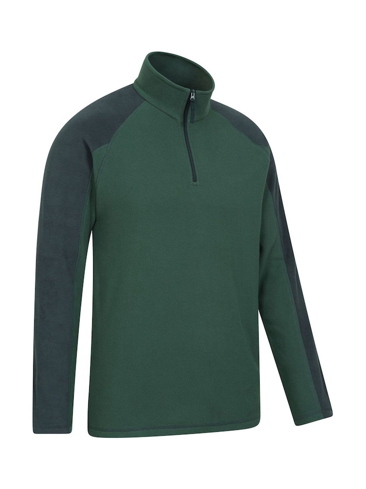 Mountain Warehouse Green Ashbourne Half-Zip Fleece - Mens - Image 2 of 2