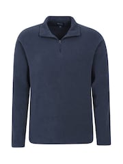 Mountain Warehouse Blue Mens Camber Half-Zip Fleece - Image 2 of 2