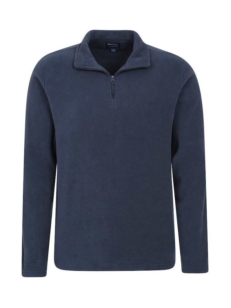 Mountain Warehouse Blue Mens Camber Half-Zip Fleece - Image 2 of 2