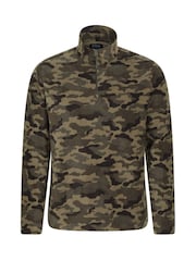 Mountain Warehouse Green Mens Camber Half-Zip Fleece - Image 2 of 2