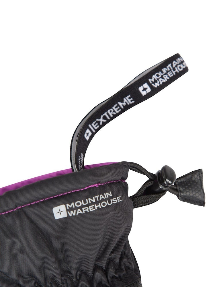 Mountain Warehouse Purple Extreme Womens Waterproof Ski Gloves - Image 2 of 2