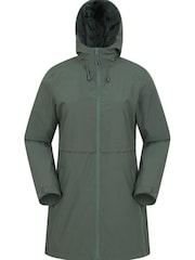 Mountain Warehouse Green Hilltop Womens Waterproof Jacket - Image 1 of 2