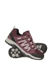 Mountain Warehouse Purple Path Waterproof Walking Shoes - Womens - Image 1 of 2
