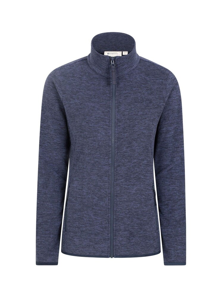 Mountain Warehouse Blue Snowdon Melange Full-Zip Fleece - Womens - Image 1 of 3