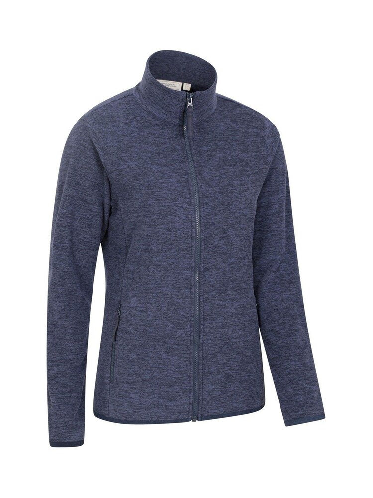 Mountain Warehouse Blue Snowdon Melange Full-Zip Fleece - Womens - Image 2 of 3