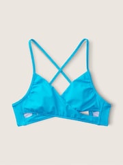 Victoria's Secret PINK Bright Marine Blue Body Wrap Bikini Top - Image 4 of 4
