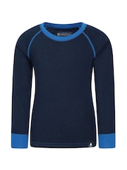 Mountain Warehouse Blue Merino Thermal Top - Kids - Image 1 of 2