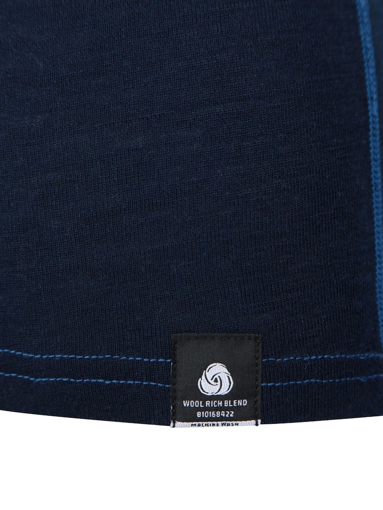 Mountain Warehouse Blue Merino Thermal Top - Kids - Image 2 of 2 Mountain Warehouse Blue Merino Thermal Top - Kids - Image 2 of 2