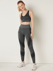 Victoria's Secret PINK Pure Black PINK Active Seamless Air Medium Impact Sports Bra - Image 3 of 4