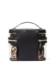 Victoria's Secret Luxe Leopard Brown 4 in 1 Makeup Bag - Image 3 of 3