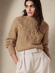 Banana Republic Beige Couronne Jumper - Image 1 of 4