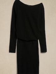 Banana Republic Black Colleta Off-Shoulder Dress - Image 4 of 4