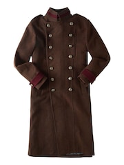 Joe Browns Langer, zweireihiger Trenchcoat im Military-Stil - Bild 2 von 5