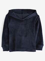 Gap Navy Blue Velour Hoodie - Image 1 of 1
