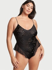Victoria's Secret Black Archive Burnout Onepiece - Image 1 of 3