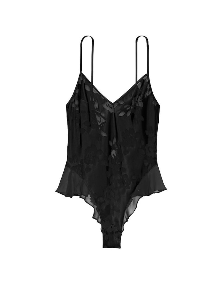 Victoria's Secret Black Archive Burnout Onepiece - Image 2 of 3