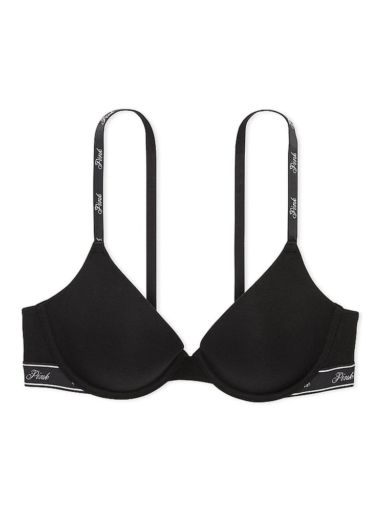 Victoria's Secret PINK Black T Shirt Bra - Image 3 of 3