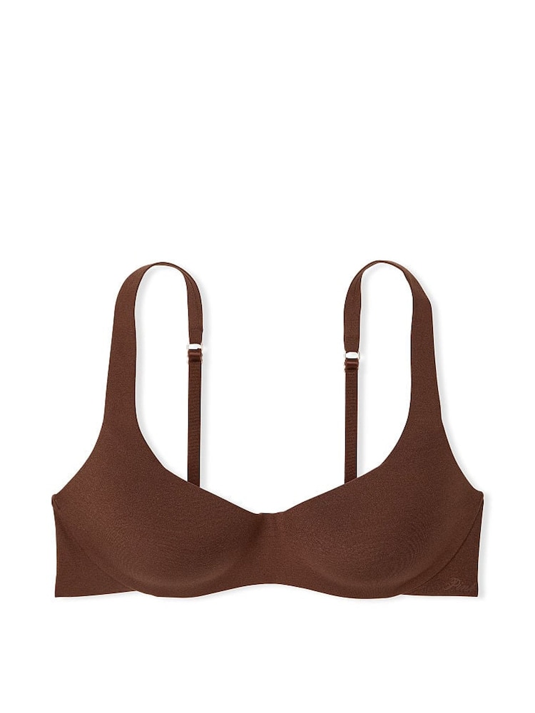 Victoria's Secret PINK Ganache Nude Brown Bralette - Image 1 of 1 Victoria's Secret PINK Ganache Nude Brown Bralette - Image 1 of 1