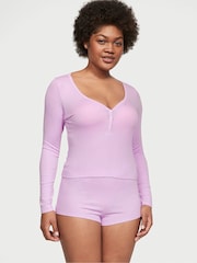 Victoria's Secret Violet Sugar Purple Modal Short Pyjamas - Image 1 of 3