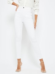 Lipsy Figurformende Skinny-Jeans mit hohem Bund - Bild 2 von 5