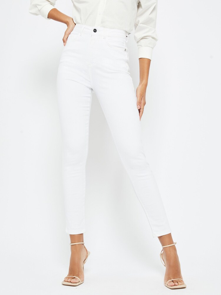Lipsy Figurformende Skinny-Jeans mit hohem Bund - Bild 2 von 5