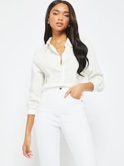 Lipsy Figurformende Skinny-Jeans mit hohem Bund - Bild 3 von 5
