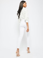Lipsy Figurformende Skinny-Jeans mit hohem Bund - Bild 4 von 5