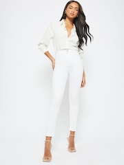 Lipsy Figurformende Skinny-Jeans mit hohem Bund - Bild 5 von 5