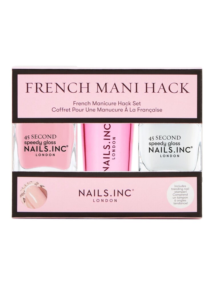 NAILS INC French Mani Hack Nail Polish Duo - Image 1 of 5