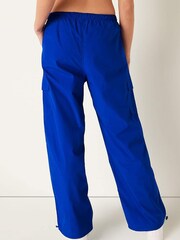 Victoria's Secret PINK Blue Oar Parachute Trousers - Image 2 of 4