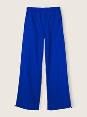Victoria's Secret PINK Blue Oar Parachute Trousers - Image 4 of 4