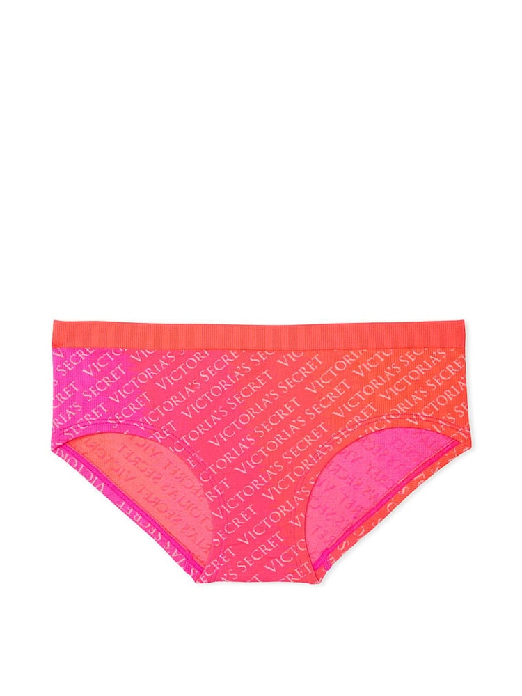 Victoria's Secret Coral Blaze Orange Hipster Seamless Hipster Knickers - Image 1 of 2