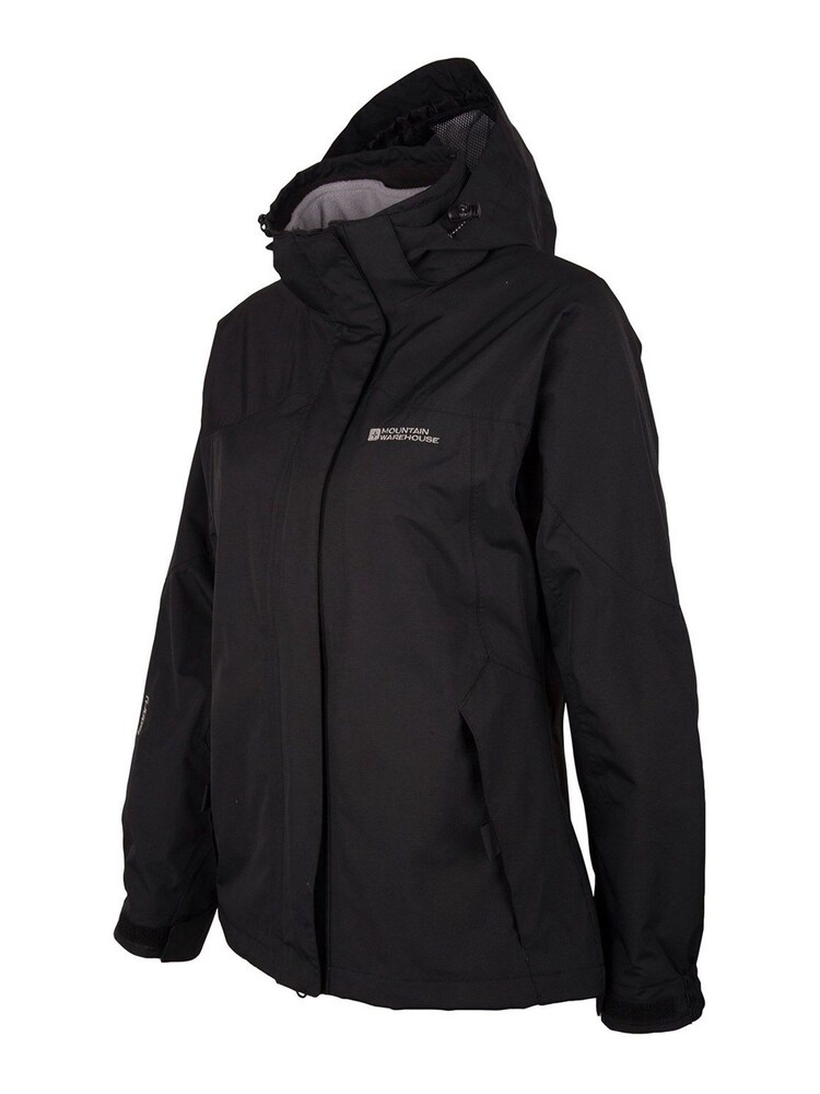 Mountain Warehouse Black Storm 3 in 1 Waterproof Jacket - Image 3 of 3