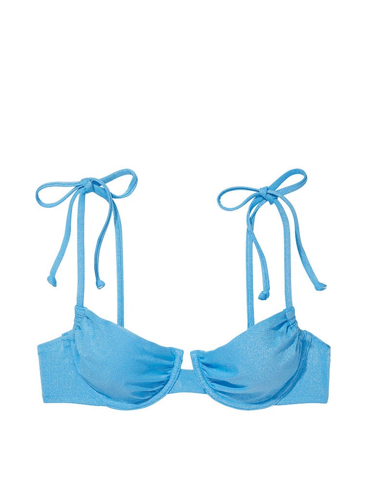 Victoria's Secret Capri Blue Wired Bikini Top - Image 3 of 3