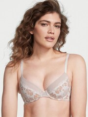 Victoria's Secret Coconut White Lace Push Up Bra - Image 1 of 3