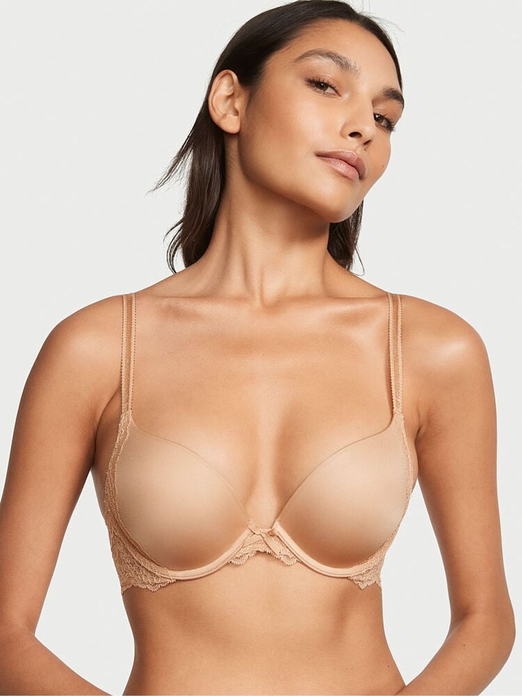 Victoria's Secret Nude Sweet Pralinee Push Up Bra - Image 1 of 3