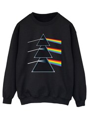 Brands In Black Pink Floyd Christmas Tree Women Black Sweatshirt - Image 1 of 4