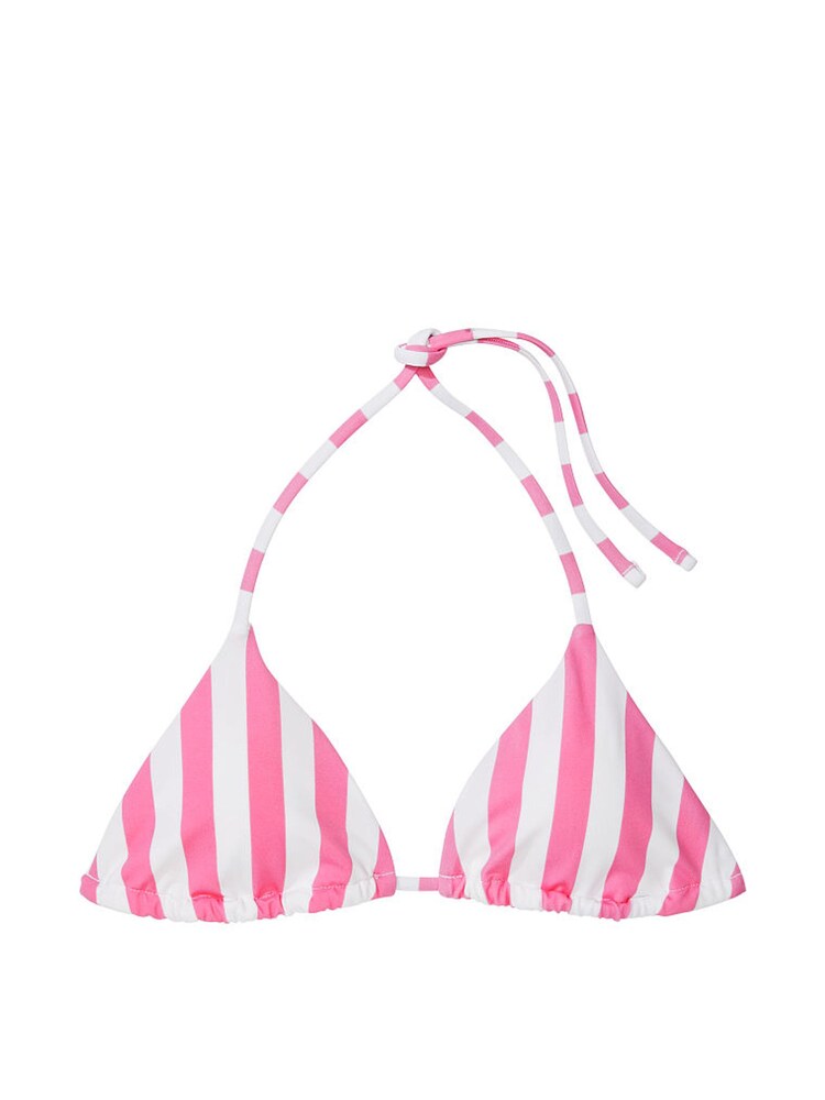 Victoria's Secret Pink Cabana Stripe Triangle Swim Bikini Top - Image 3 of 3