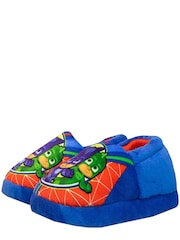 Character Blue PJ Masks Fleece Printed Slippers - Image 1 of 4