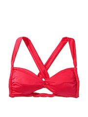 Victoria's Secret Wild Strawberry Pink Twist Multiway Halterneck Bikini Top - Image 3 of 3