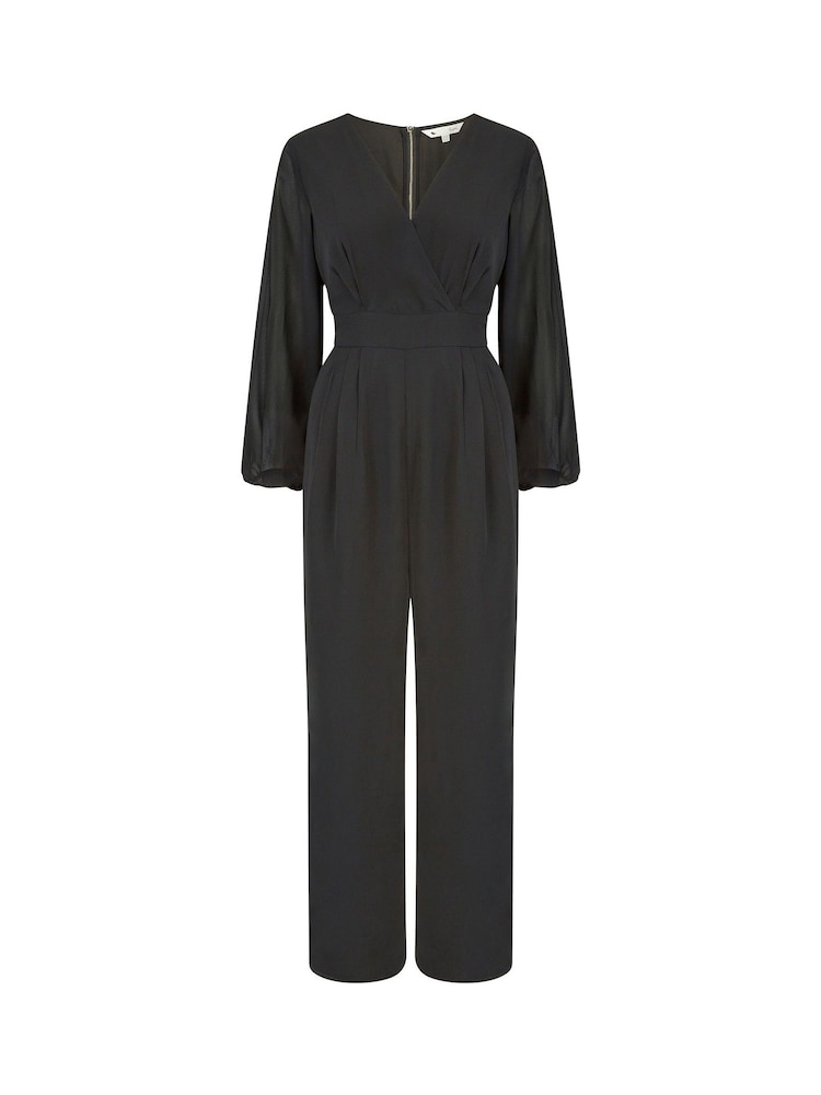 Yumi Black Long Sleeve Jumpsuit - Image 4 of 4