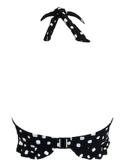 Pour Moi Black Halter Cascade Bikini Top - Image 5 of 5
