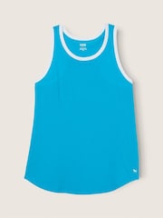 Victoria's Secret PINK Bright Marine Blue Everyday Ringer Tank - Image 4 of 4