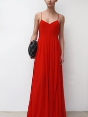 Religion Red Infamous Olsen Full Layer Maxi Dress - Image 1 of 3