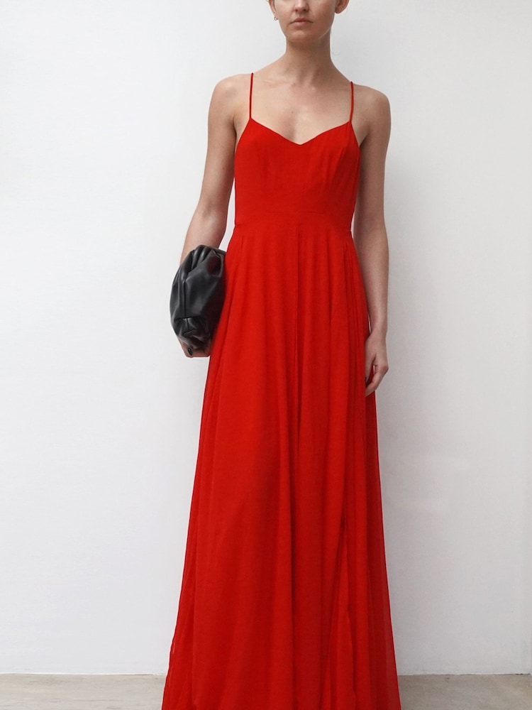 Religion Red Infamous Olsen Full Layer Maxi Dress - Image 1 of 3