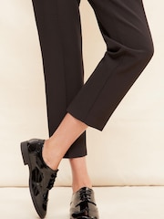 Friends Like These Black Patent Lace Up Brogue Shoes - Image 1 of 4