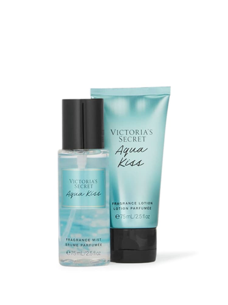 Victoria's Secret Aqua Kiss 2 Piece Body Mist and Lotion Gift Set - Image 2 of 2